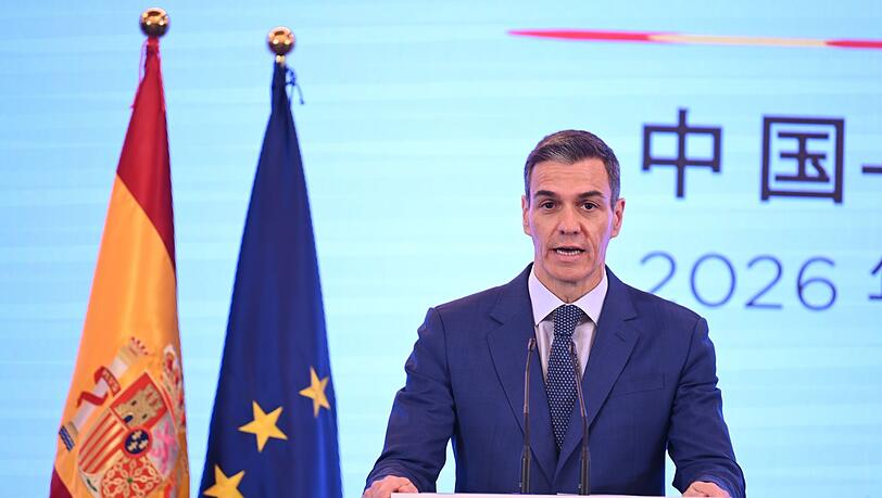 Sánchez wies in China die Kritik an der Maßnahme zurück. Sánchez wies in China die Kritik an der Maßnahme zurück.