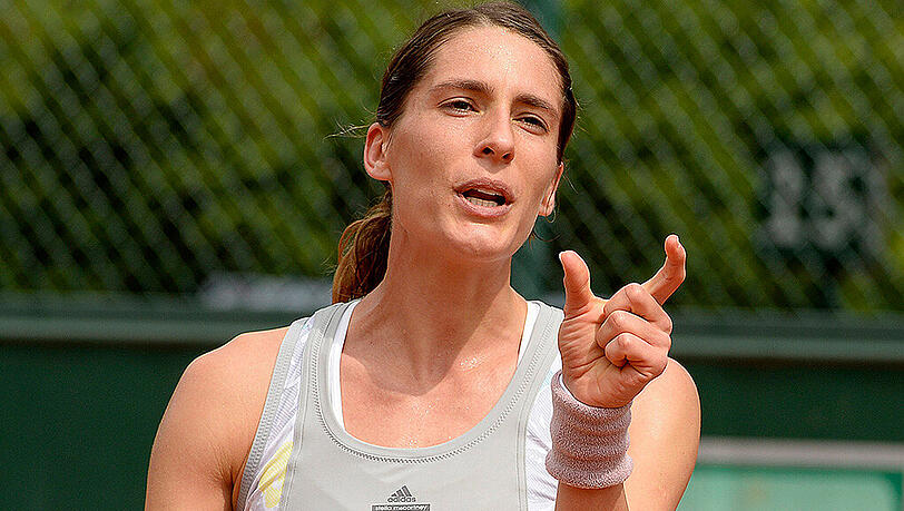 Für sie sind die French Open vorbei: Andrea Petkovic. Für sie sind die French Open vorbei: Andrea Petkovic.