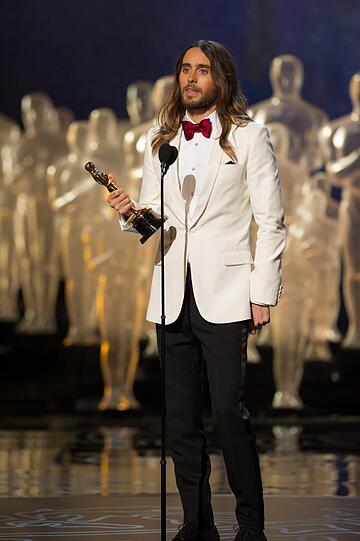 Schauspieler Jared Leto hält seine Oscar-Rede