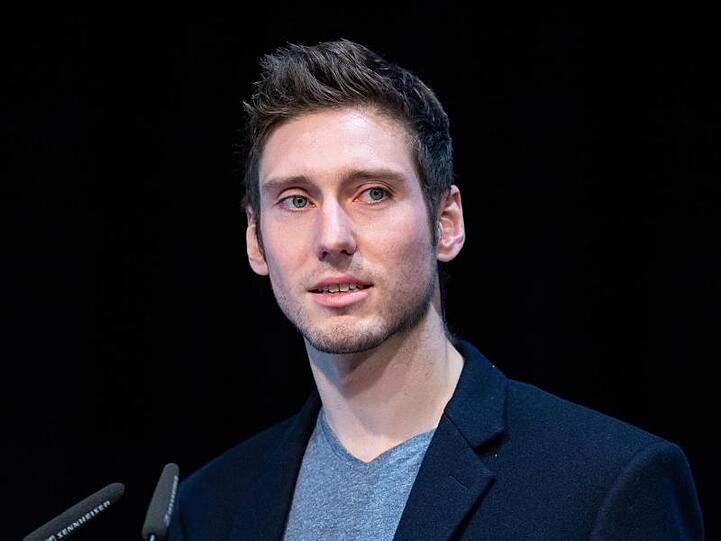 Deutscher Athletensprecher: Fechter Max Hartung.
