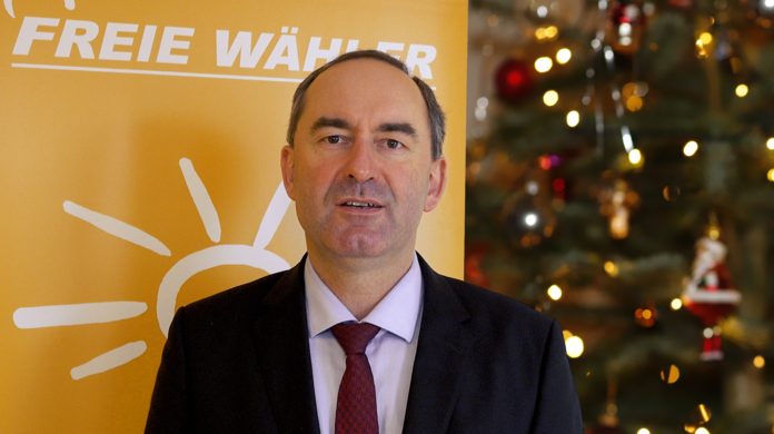 Hubert Aiwanger, Chef der Freien Wähler, zu Weihnachten