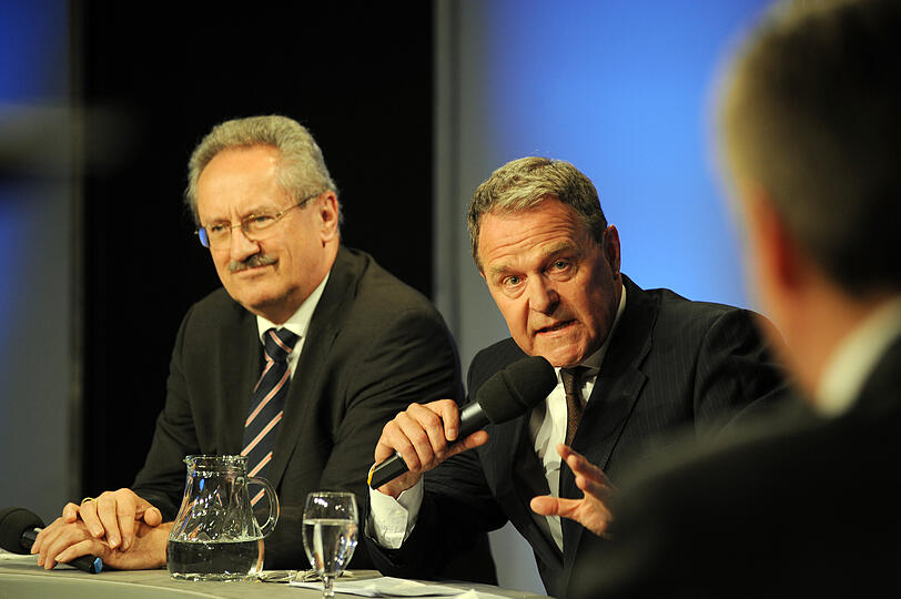 Wirtschaftsminister Wolfgang Heubisch (r.) will mehr Studienplätze.