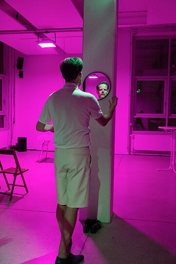 Daniel Gloger als Performer.