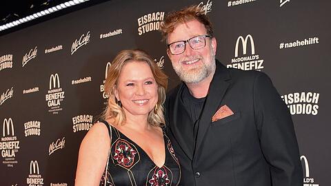 Nova Meierhenrich und Brian Bojsen bei einem gemeinsamen Auftritt.