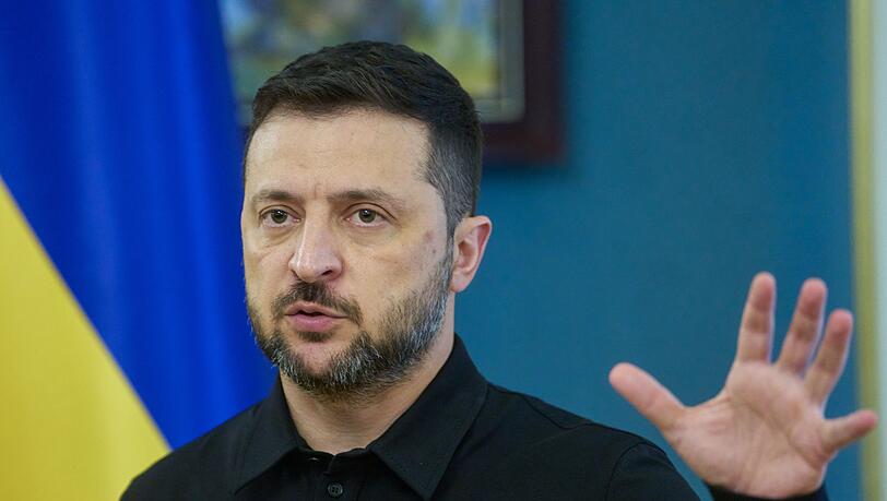 Der ukrainische Präsident Wolodymyr Selenskyj spricht von hohen russischen Verlusten vor Pokrowsk (Archivbild)