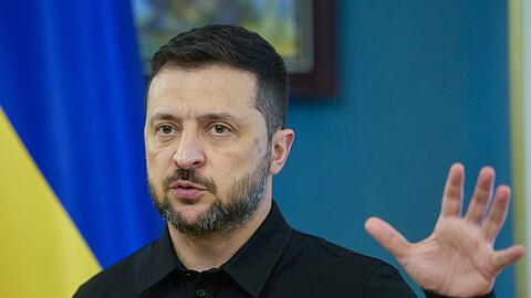 Der ukrainische Präsident Wolodymyr Selenskyj spricht von hohen russischen Verlusten vor Pokrowsk (Archivbild)