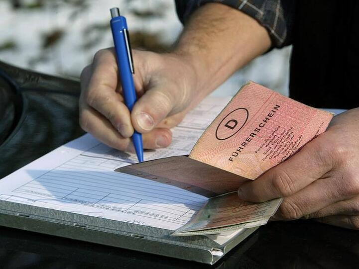 Den Führerschein bekommt dieser Prüfling vorerst nicht ausgestellt