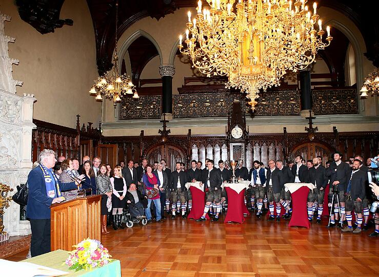 Die Bilder vom Empfang im Rathaus.