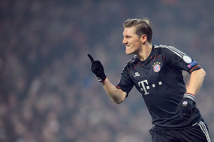 Ordentlich zur Seite gescheitelt: Bastian Schweinsteiger 2013.