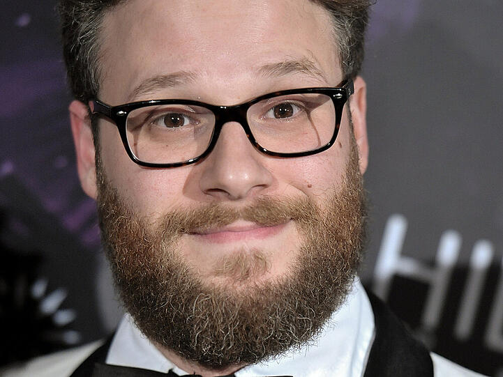 Filmstar Seth Rogen will sein Publikum in Denver auf ungewöhnliche Weise einstimmen