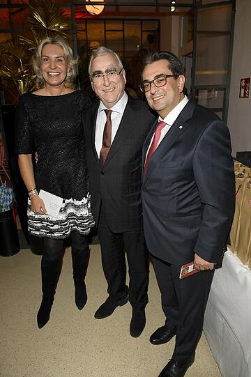 Dr. Theo Waigel, Stavros Kostantinidis und Saskia Greipl