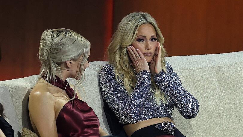 Helene Fischer schien in der Pause bei "Wetten, dass..?" etwas verwirrt zu sein.