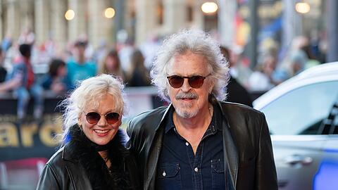 Wolfgang Niedecken mit seiner Frau Tina, die er in M&uuml;nchen kennenlernte.