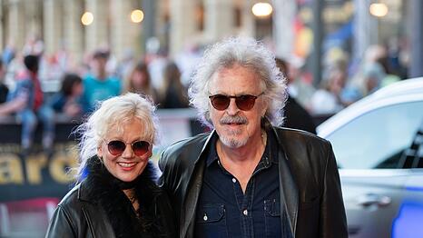 Wolfgang Niedecken mit seiner Frau Tina, die er in M&uuml;nchen kennenlernte.