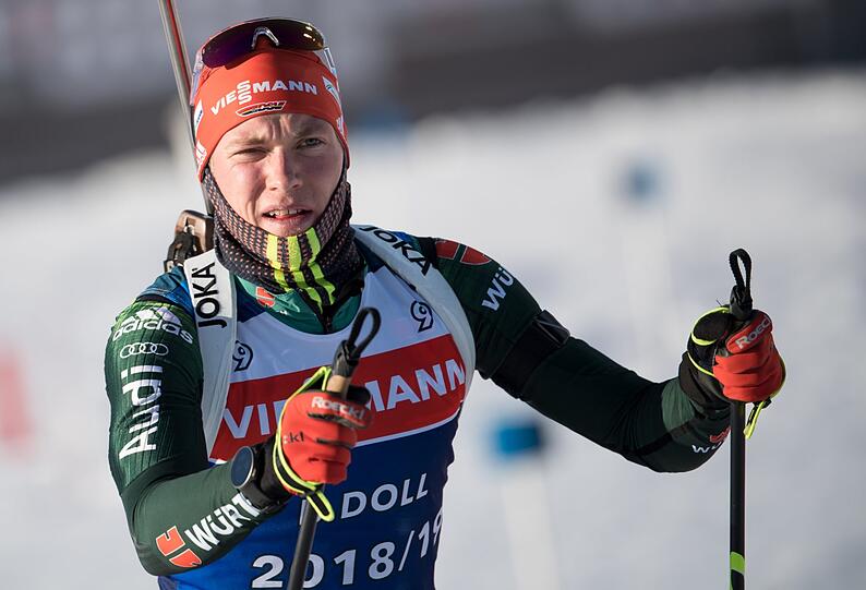 Titelverteidiger im Sprint: Benedikt Doll.