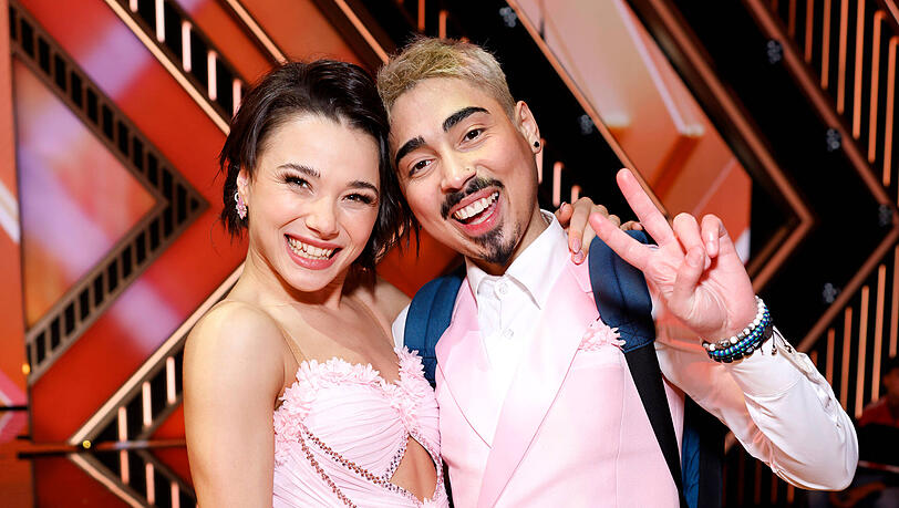 Comedian Tony Bauer und Tänzerin Anastasia Stan in der fünften Live-Show von "Let's Dance".