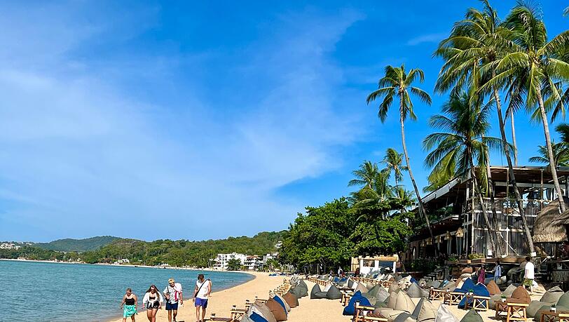 Gerade auf der beliebten Insel Ko Samui erwartet die Tourismusbranche einen deutlichen Einbruch der Touristenzahlen. (Archivbild)