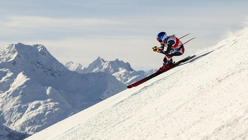 US-Star Shiffrin siegt bei Abfahrt in St. Moritz