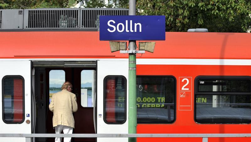 Der S-Bahnhof in Solln Der S-Bahnhof in Solln