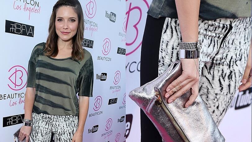 Sophia Bush beweist beim Muster-Mix ein sicheres Händchen Sophia Bush beweist beim Muster-Mix ein sicheres Händchen