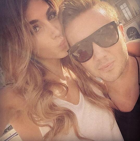 Ann-Kathrin Brömmel mit Mario Götze