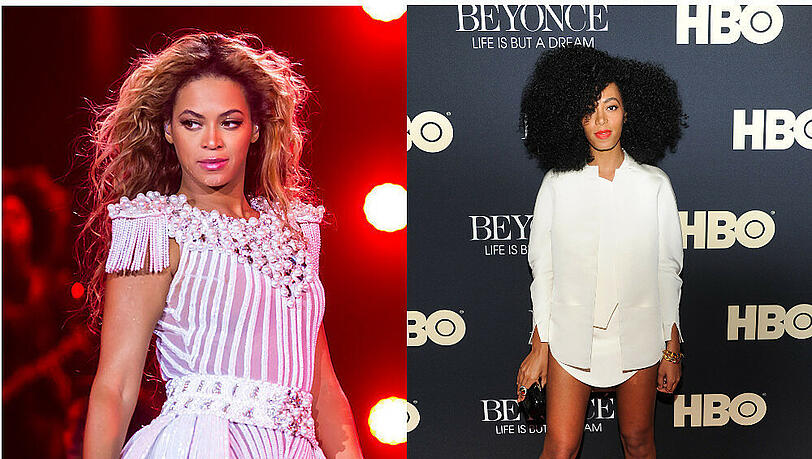 Beyoncé (l.) und ihre Schwester Solange: Gemeinsam rockten sie das Coachella-Festival