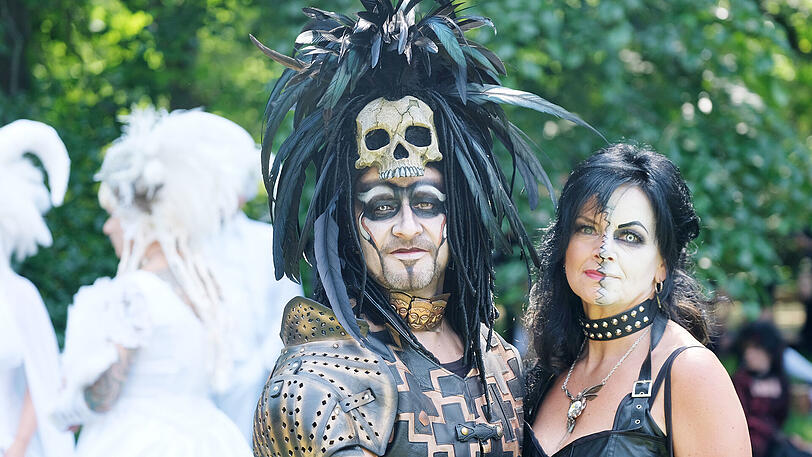26. Wave-Gotik-Treffen am Pfingstwochenende in Leipzig. Die besten Bilder in Schwarz.