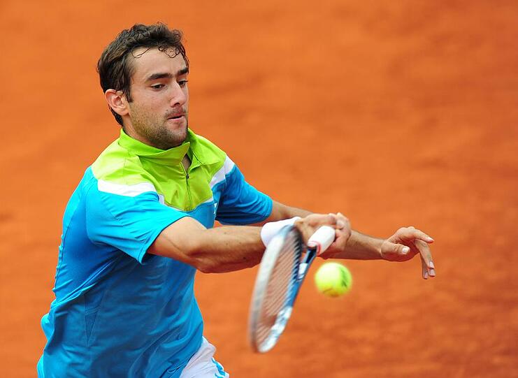 Der Kroate Martin Cilic bei seinem BMW-Open-Auftritt im April 2013 - dort hinterließ er eine verdächtige Probe.