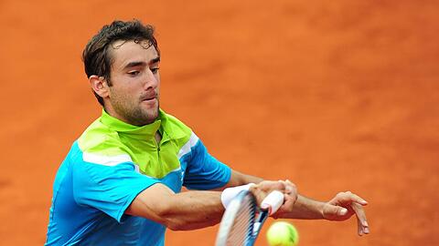 Der Kroate Martin Cilic bei seinem BMW-Open-Auftritt im April 2013 - dort hinterließ er eine verdächtige Probe.