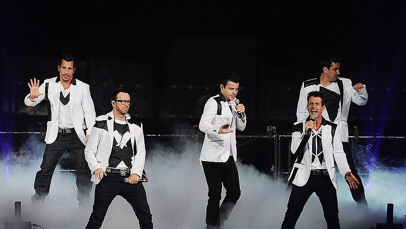 Die New Kids on the Block bei einem Auftritt im Jahr 2013 Die New Kids on the Block bei einem Auftritt im Jahr 2013