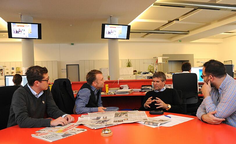 Interview im Ufo.