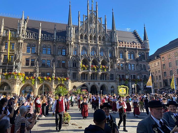 Vorfreude am Marienplatz.