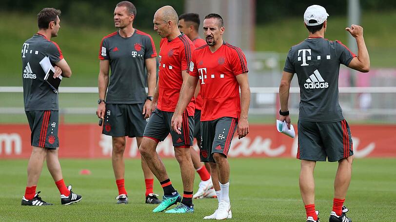 Weitere Bilder vom ersten Mannschaftstraining des FC Bayern.