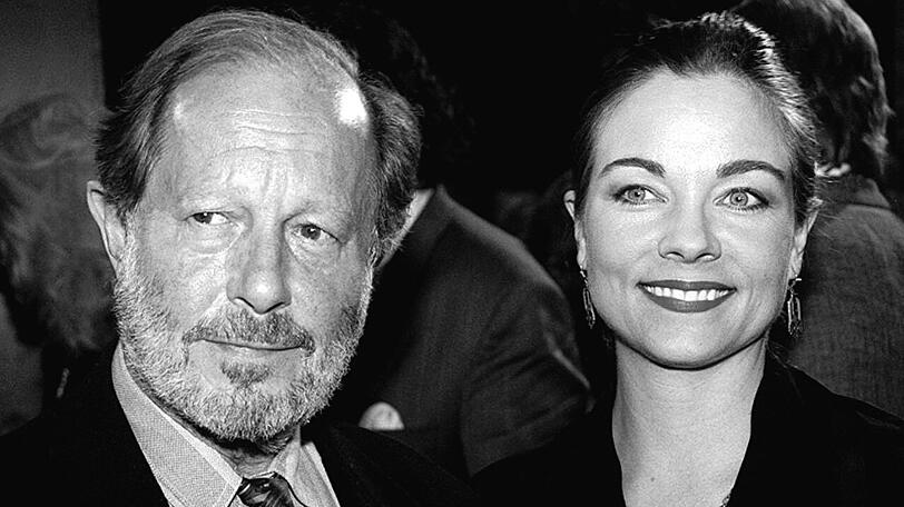 Nicolas Roeg mit seiner Frau, der Schauspielerin Teresa Russel.