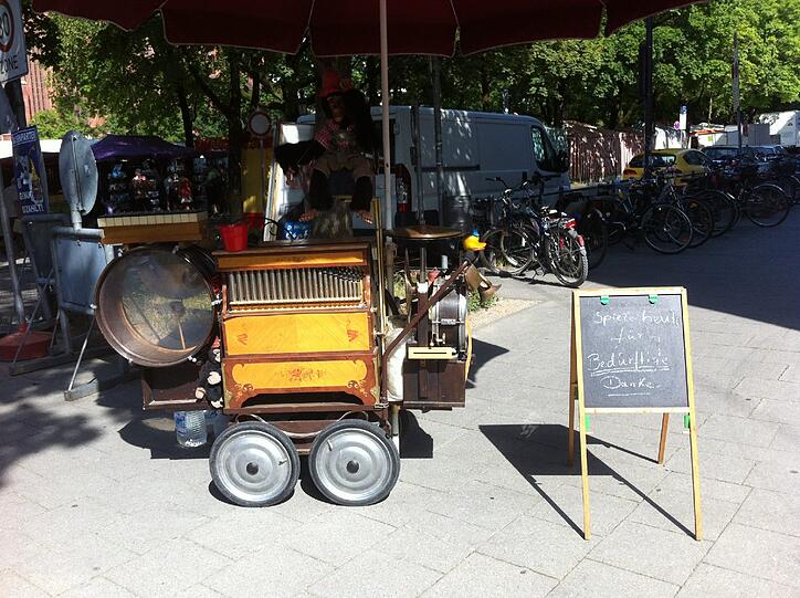 Diese Orgel dreht sich.