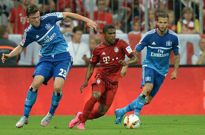 Douglas Costa überzeugte bei seinem Bundesliga-Debüt für den FC Bayern.