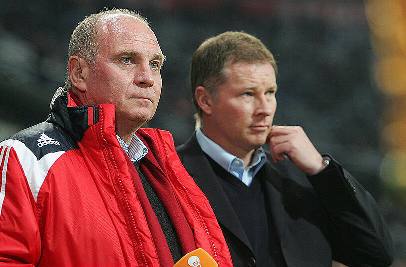 Alte Bekannte: Uli Hoeneß (links) und Stefan Reuter.