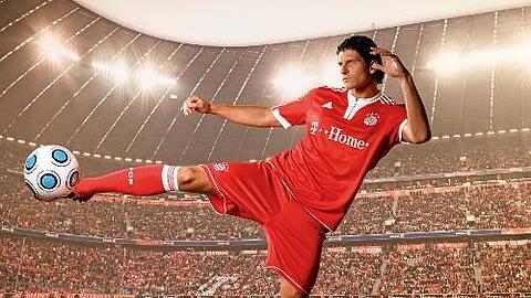 Würde gerne gut Gitarre spielen können: Mario Gomez.