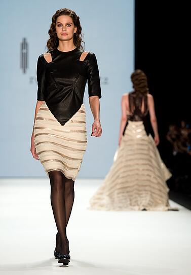 Hochgeschlossen oder freizügig. Auf der Fashion Week gibt es für jeden Geschmack etwas. Die Bilder von den Modenschauen.