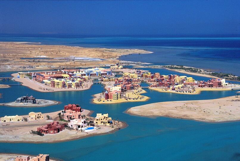 El Gouna wird auch "das ägyptische Venedig" genannt.