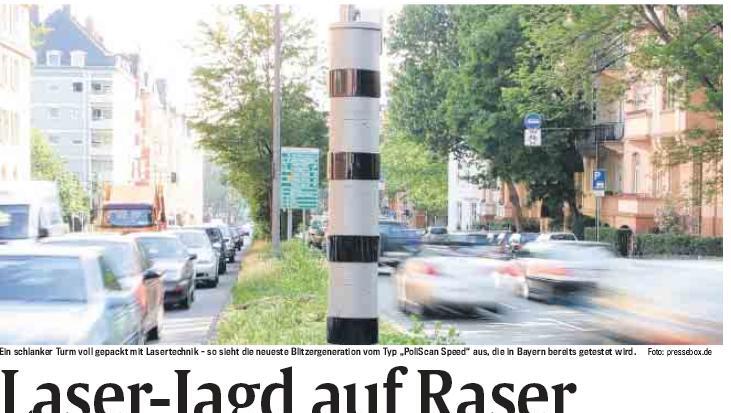So berichtete die AZ schon im Jahr 2008 über den Super-Blitzer. So berichtete die AZ schon im Jahr 2008 über den Super-Blitzer.