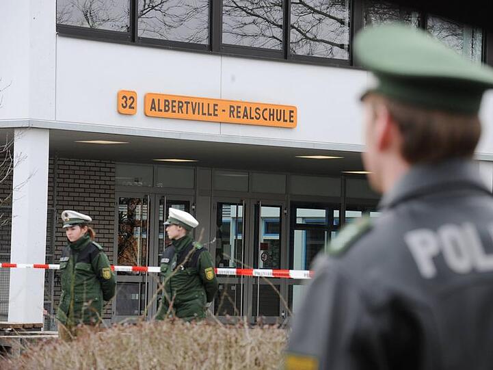 Der Tatort des Amoklaufs: Die Albertville-Realschule.