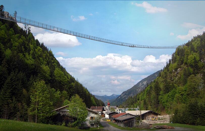 Nichts für Menschen mit Höhenangst: So soll die neue Brücke aussehen.