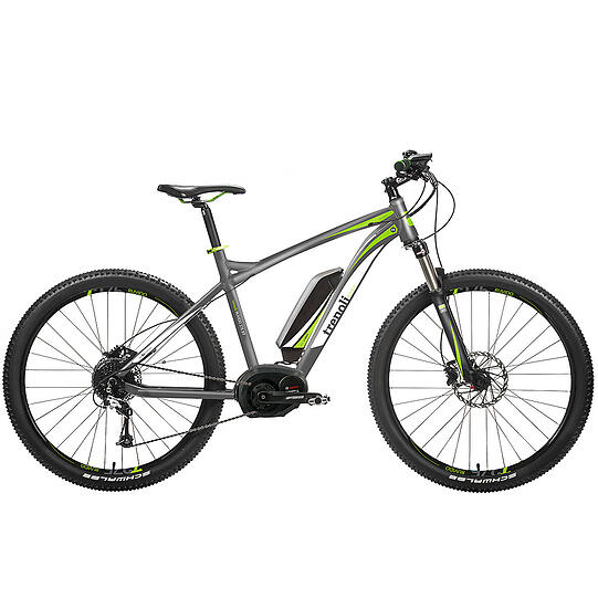Die neuen E-Mountainbikes von Trenoli, hier das Ruvido XT, sind rundum mit hochwertigen Komponenten ausgestattet.
