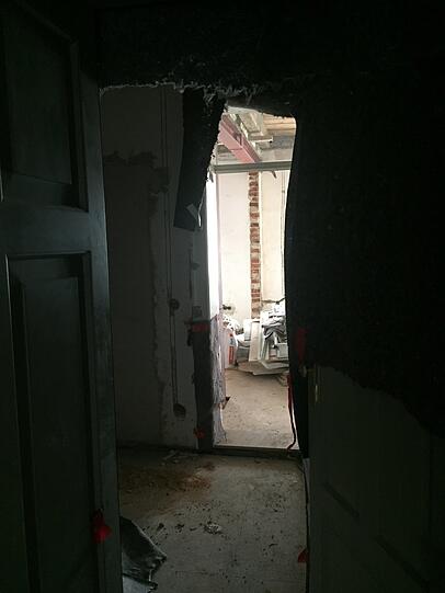 Unbewohnbar: Eine Wohnung im Künstlerhaus.