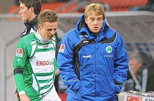 &bdquo;Ich setze großes Vertrauen in ihn&ldquo;: Fürths Trainer Mike Büskens ist nach wie vor den Qualitäten seines Sorgenstürmers Nicolai Müller überzeugt.