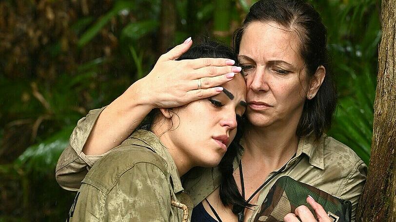 Elena Miras und Danni Büchner müssen mit angeschlagener Psyche in die Dschungelprüfung.