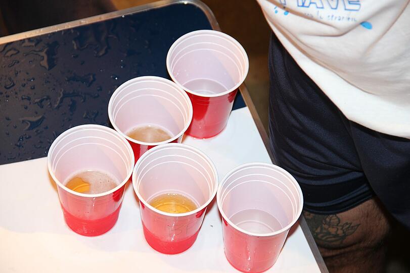 Weitere Bilder von der ersten Europameisterschaft im Beer Pong in München am 06. September.