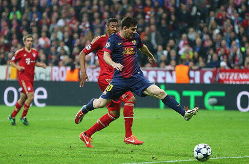 Lionel Messi: Der Auftritt des Weltfußballers.