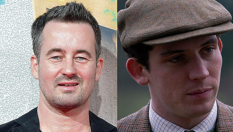 Regisseur Christian Schwochow (l.) arbeitete bei der dritten Staffel von "The Crown" mit Josh O'Connor als Prinz Charles zusammen Regisseur Christian Schwochow (l.) arbeitete bei der dritten Staffel von "The Crown" mit Josh O'Connor als Prinz Charles zusammen